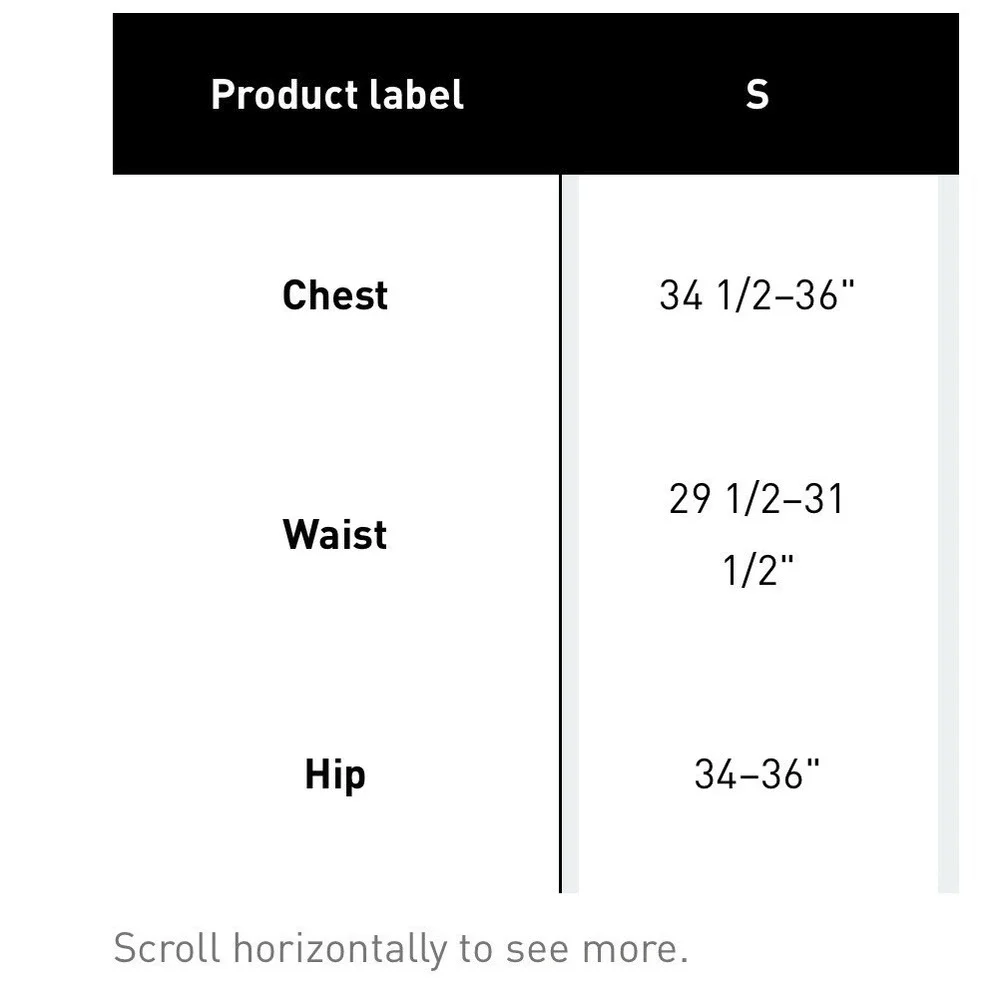 adidas size chart